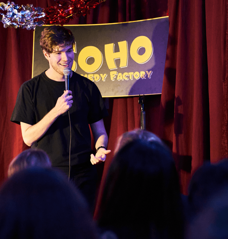 Friday night comedy in Soho