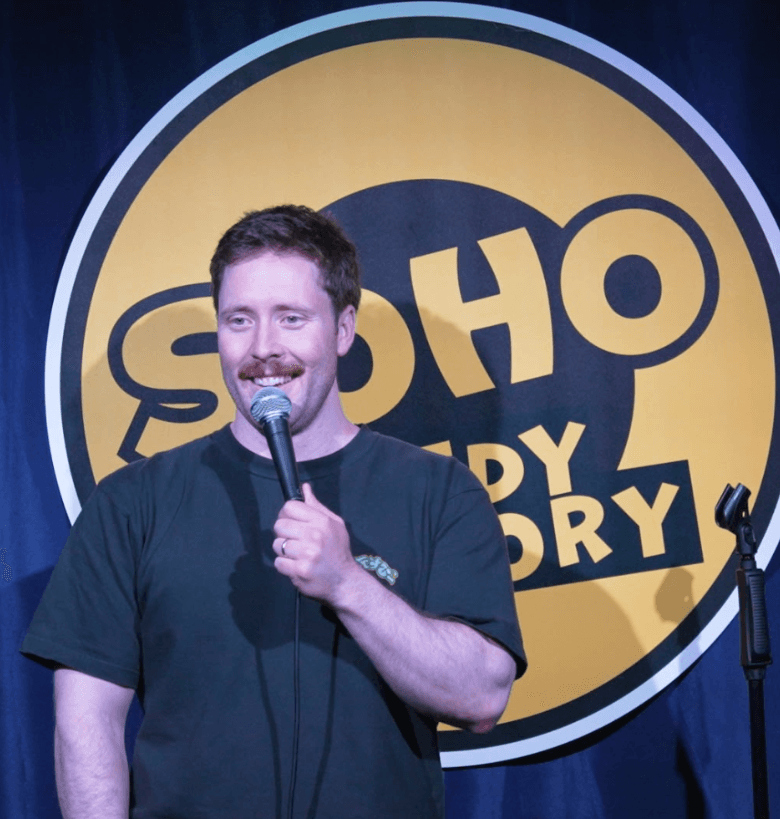 Monday night comedy club in Soho