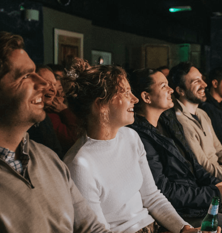 Saturday night comedy in Soho