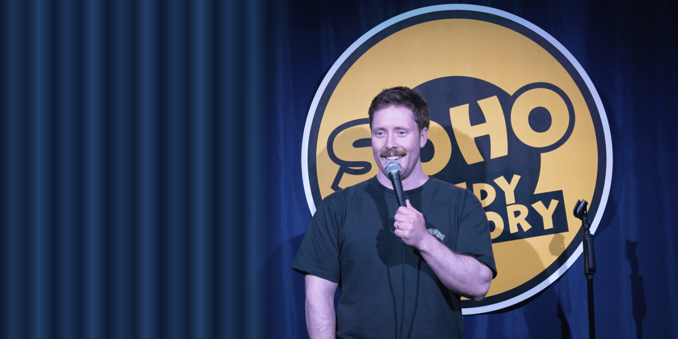 Monday night comedy club in Soho